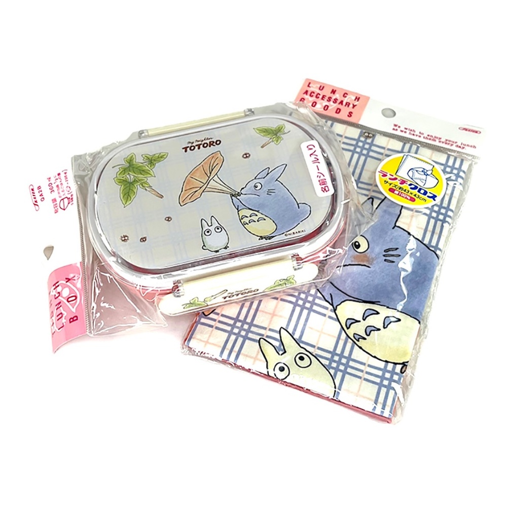 "My Neighbor Totoro" Vintage Bento Box & Wrap from Japan